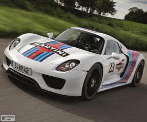 yapboz Porsche 918 Spyder Martini Racing